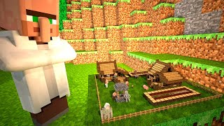 Minecraft Animation - Mysterious Tiny World of Villagers