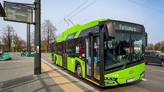 Trolleybuses in Kaunas, Lithuania 🇱🇹 | 2024