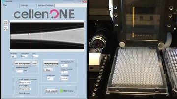 cellenONE Software and Deck view