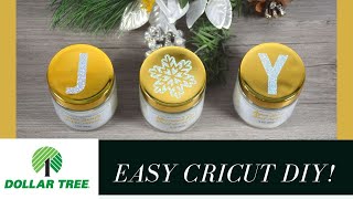 Wow! $4 Custom Dollar Tree Gift Set! Easy Cricut DIY for Gifts, Decor or to Sell!