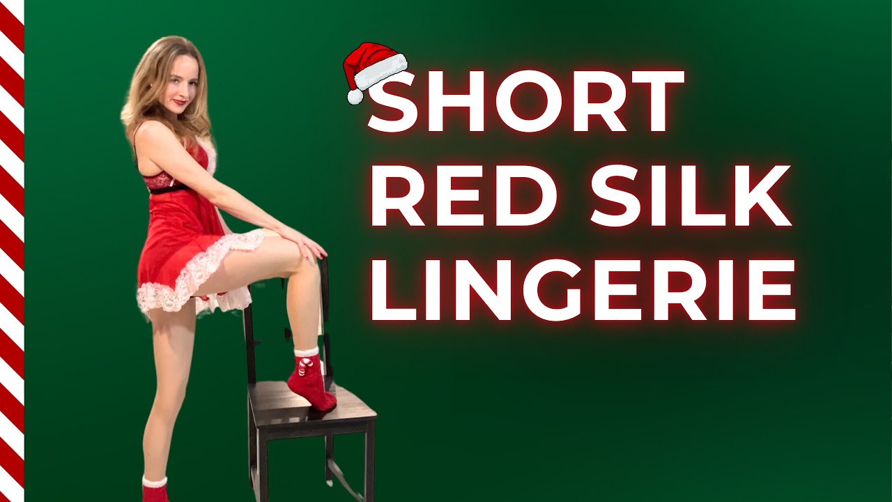 Sexy Christmas Chair Dance to "Short Red Silk Lingerie" Sexy Christmas Chair Dance to "Short Red Silk Lingerie"