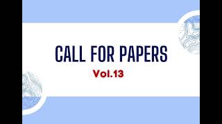 Call for Papers - ComFin Research - April 2025 Issue
