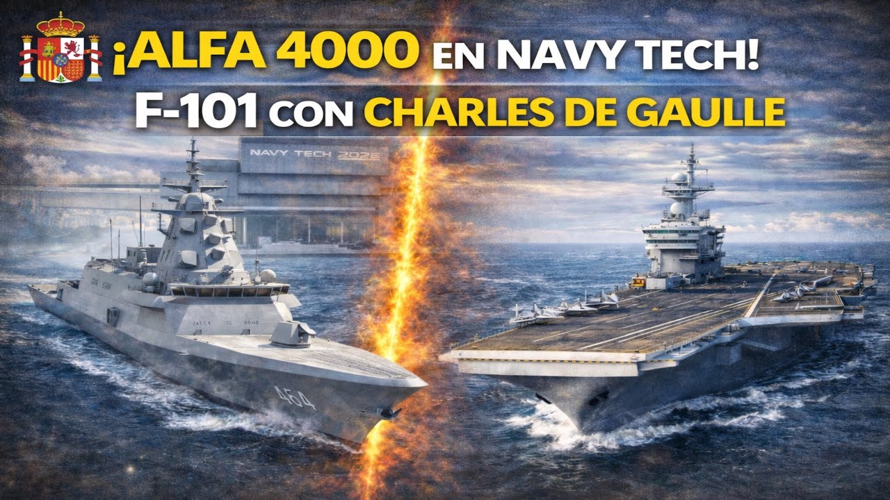 ¡ALFA 4000 EN NAVY TECH! F-101 CON CHARLES DE GAULLE