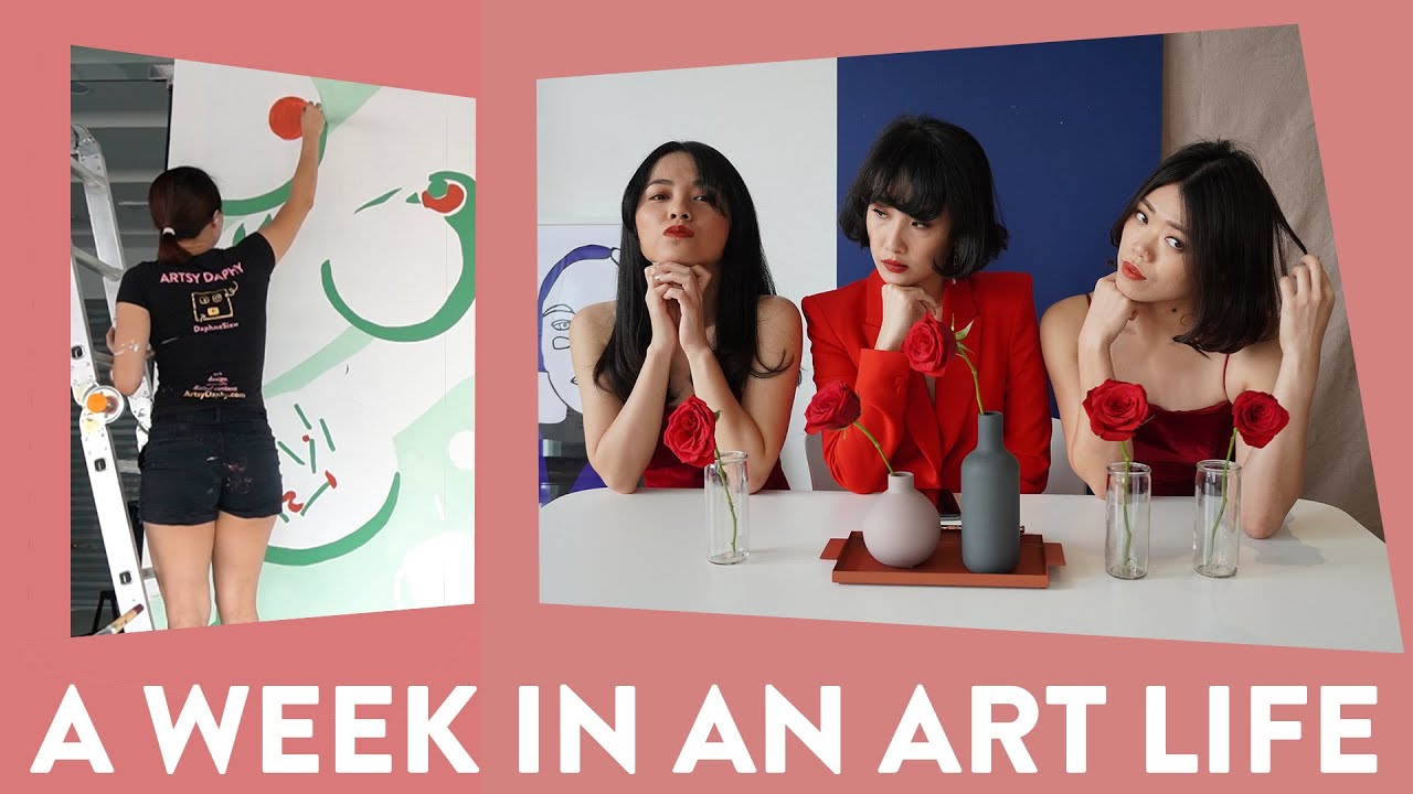 A Week in the Life of a Mural Artist | small design tip | Art Life Vlog