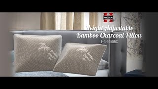 cuscino, bambù, cuscino di bambù, cuscino di carbone, cuscino ortopedico, memory foam, cuscino comodo, letto, camera da letto, vendita all'ingrosso, dropshipping, fornitore in Europa