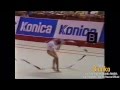 Bianka Panova 1987 Ribbon Routine World Championship Varna Bulgaria Bianka Panova 1987 Ribbon Routine World Championship Varna Bulgaria