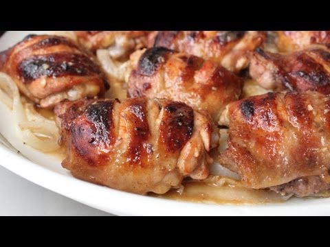 sweet-hot-mustard-chicken-thighs---baked-chicken-recipe