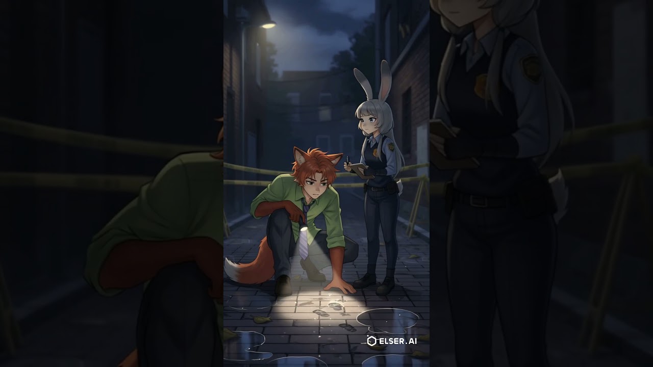 Zootopia Nicke and Judy anime        