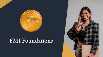 FMI Foundations | Financial Modeling Institute