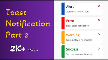 Toast Notification Part 2 - Codenuts