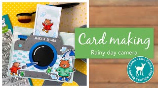 Making an interactive camera card for Lawn Fawn Fans Hop!