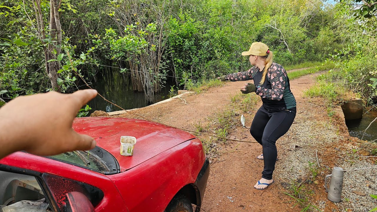 NEM ACREDITAMOS!! ISSO ACONTECEU NA BOCA DO CORREGO...pescaria.