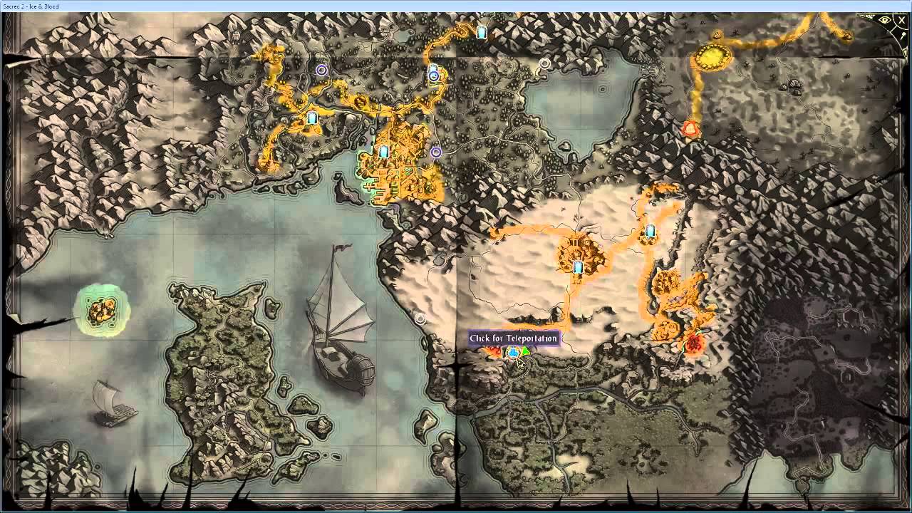 Интерактивная карта сакред 2