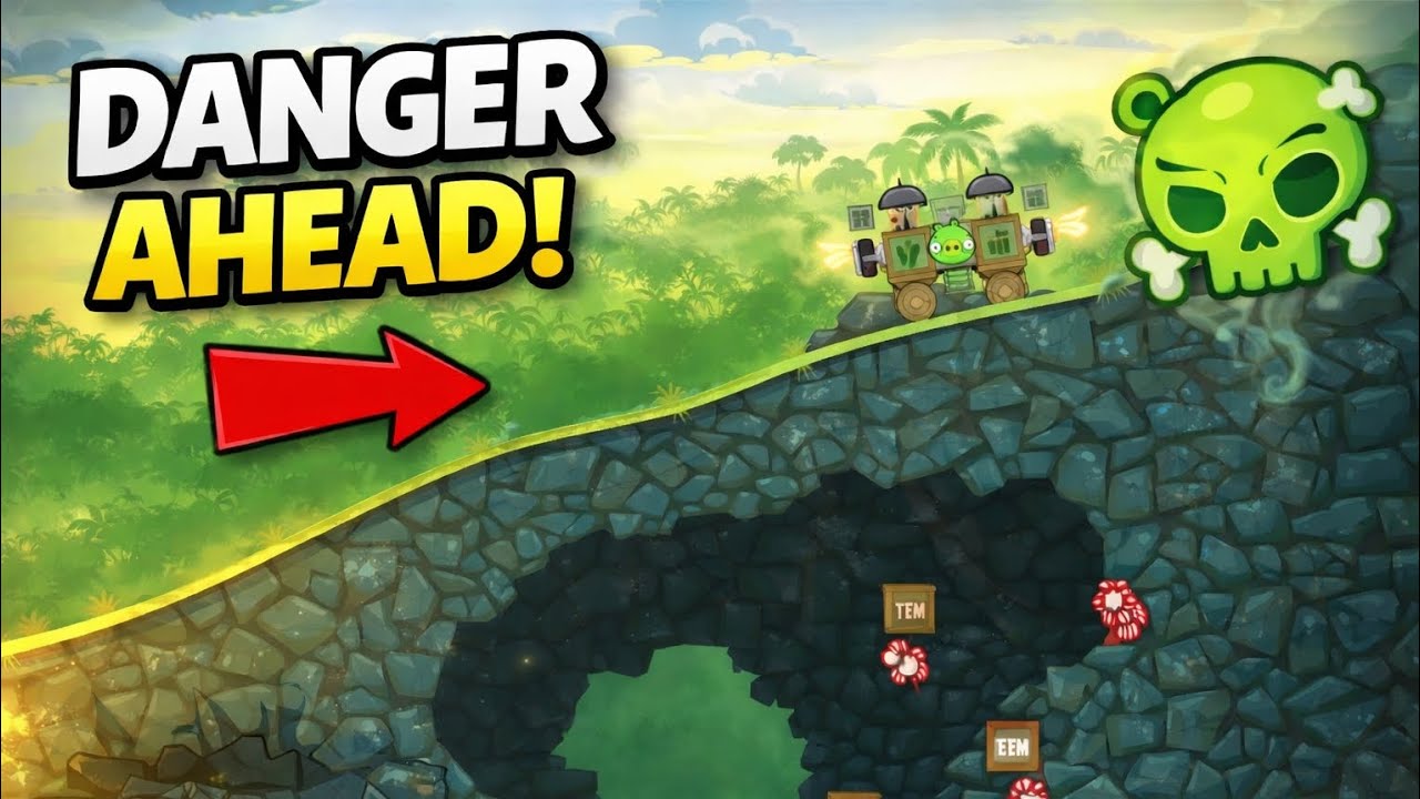 Bad Piggies Crazy Vehicle Build Impossible Bridge Level YouTube bad-piggies-crazy-vehicle-build-impossible-bridge-level-youtube