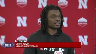 N REPORT: QB Jeff Sims post-game press conference (4/22/23)