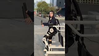 Machine Therapy in Progress | Her Physiotherapy Journey Begins #Physiotherapy #Recovery