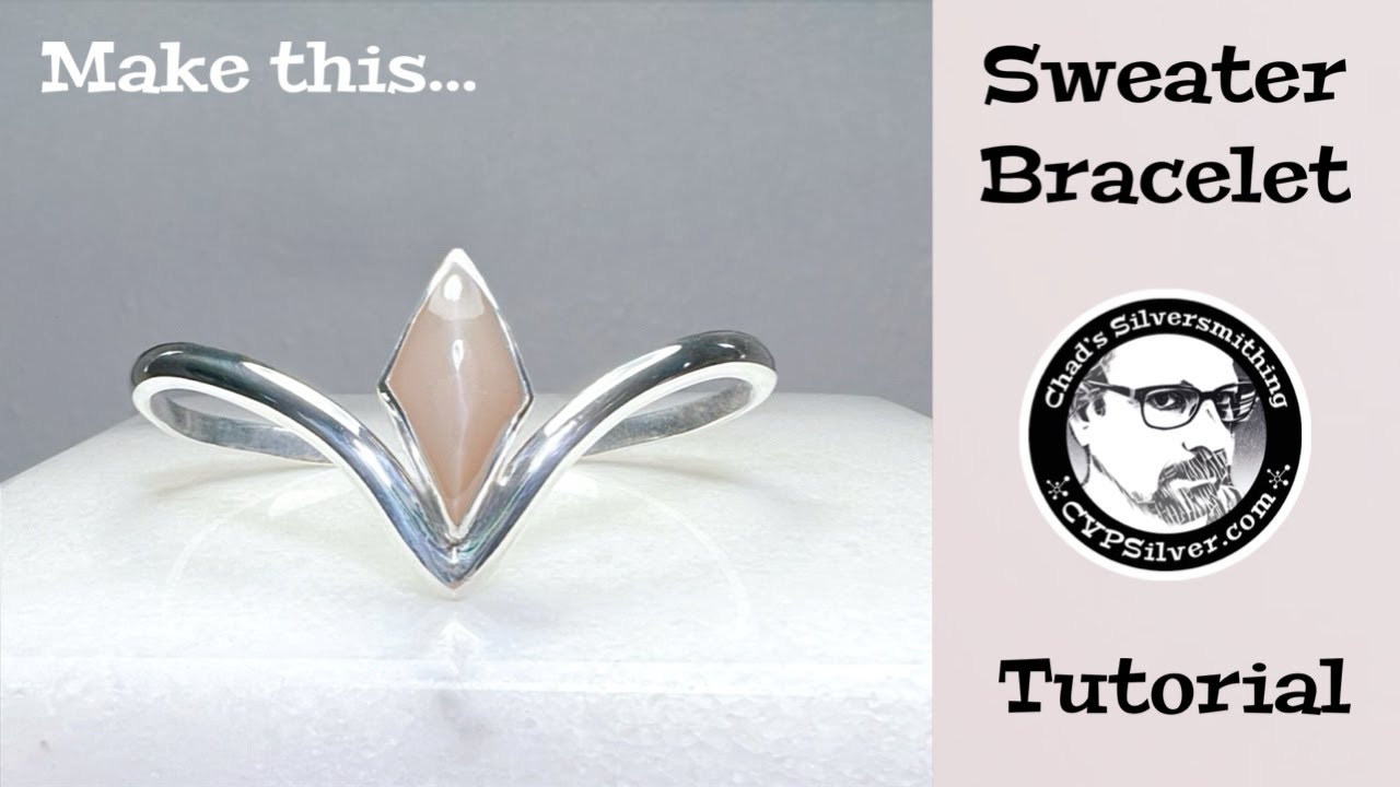 Make a Simple Pretty Sweater Bracelet: A Silversmithing Tutorial