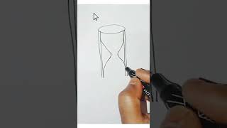 Sandclock drawing ⏳⏳ #shorts