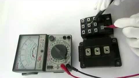 Multimeter Test for Fuji Modules