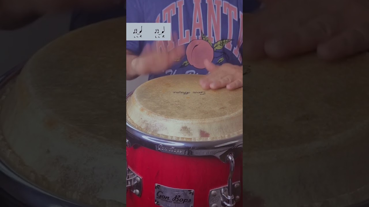 10 rudiments on the Conga in 1 minute 