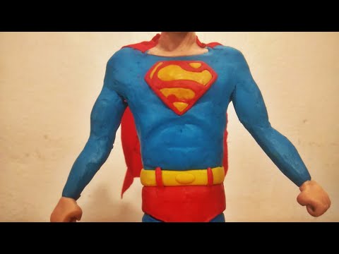 SUPERMAN christopher reeve de plastilina - figuras de SUPERMAN - peliculas de superman