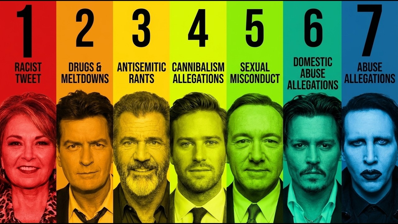 15 Famous Actors and Actresses Banned from Hollywood – And Why