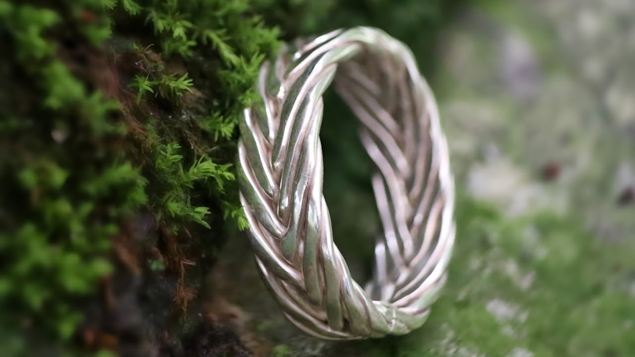 Braided wire ring,How to make wire rings Part 3 YouTube