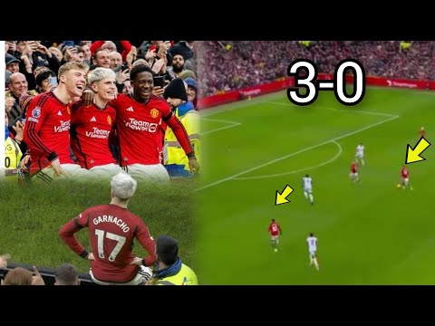 Man United 3-0 West Ham 🔥, Unstoppable Hojlund goal, Garnacho brace destroy the Hammers