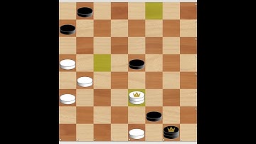 WHITE TO MOVE AND WIN draught puzzle