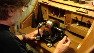 tinfoil phonograph recording on copper foil
