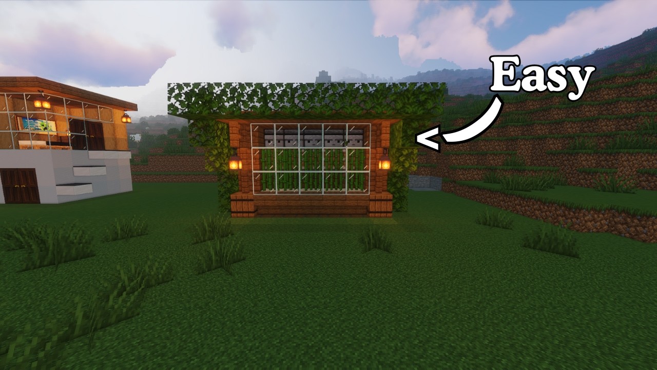 Automatic Farms to Start in Minecraft | Easy Tutorial - YouTube