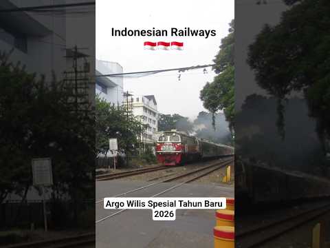 Argo Wilis Spesial Tahun Baru 2026 Melintas di Braga Bandung//Indonesian Railways #keretaapi
