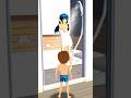 little boy is very naughty 😂 #animation #sakura #sakuraschoolsimulator #sakuraschoolsimulator