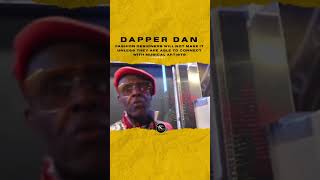 #dapperdan Fashion designers will not make it unless they 🔌 with 🎵 artists. 🎥 @TheSicarahShow
