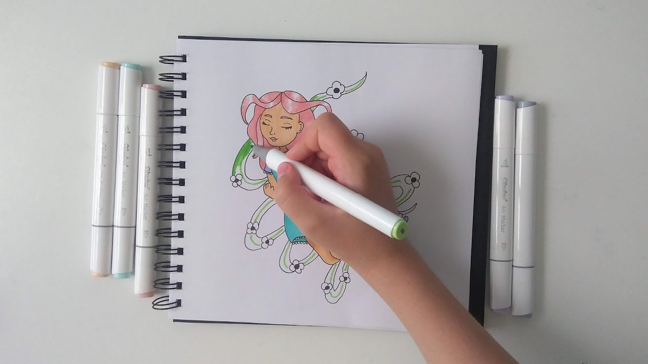 sketching tablet Peaceful and Shiny | Speed Paint | Draw With Me!