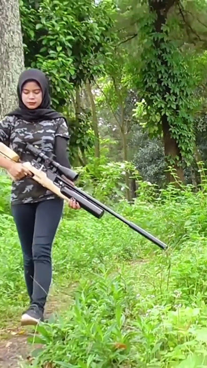 PETUALANGAN CEWE CANTIK BERBURU BURUNG PUYUH #1  #huntingsniper #berburu #snipercantik #snipercantik