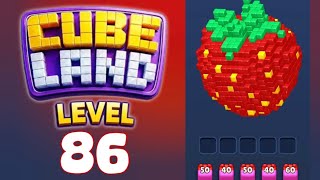 Cube Land Puzzle Level 86 Walkthrough