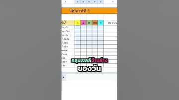 ☑️ สอนทำ Checkbox เช็คชื่อนักเรียนใน Google Sheet ! 💚 #googlesheets #googlesheetstips  #techninja