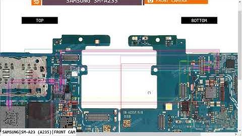 Samsung A23 SM A235 FORNT CAMERA Error Notwarking Not Open Problem Hardware Solution