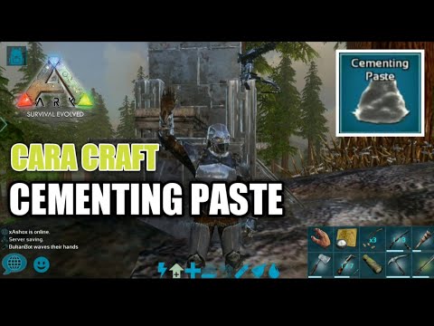 Ark how to make cementing paste