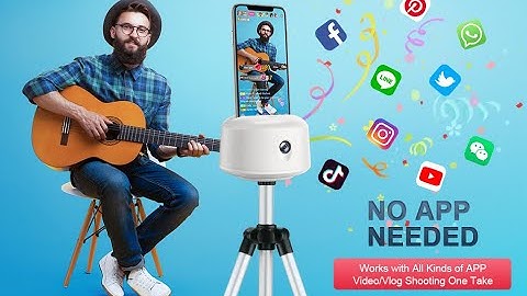 360°Rotation Auto Face Object Tracking Phone Holder - NO APP Required