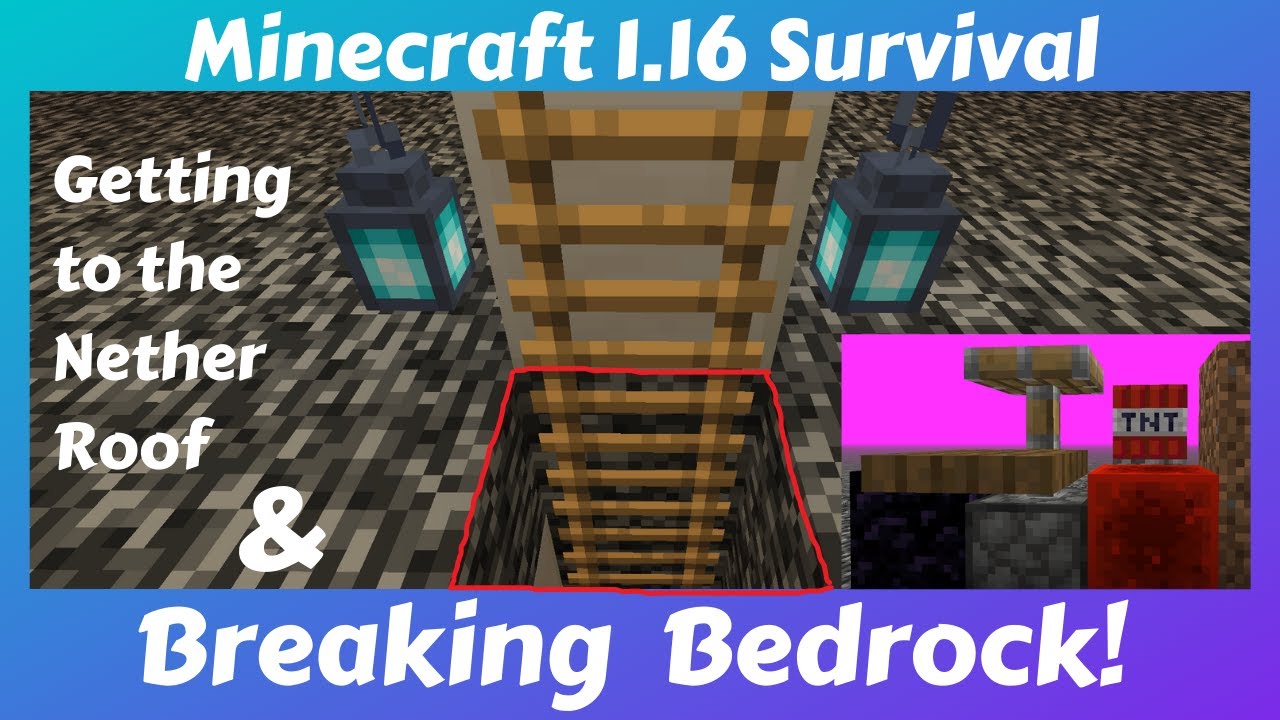 JAVA EDITION > BEDROCK EDITION! The nether roof in java edition is