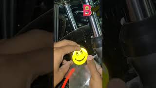 Smile Emogi Sticker Bike Safety Light 