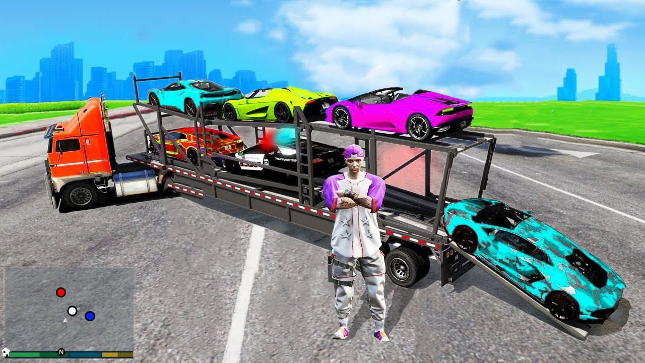 Transport MASINI de MILIONARI in GTA 5!