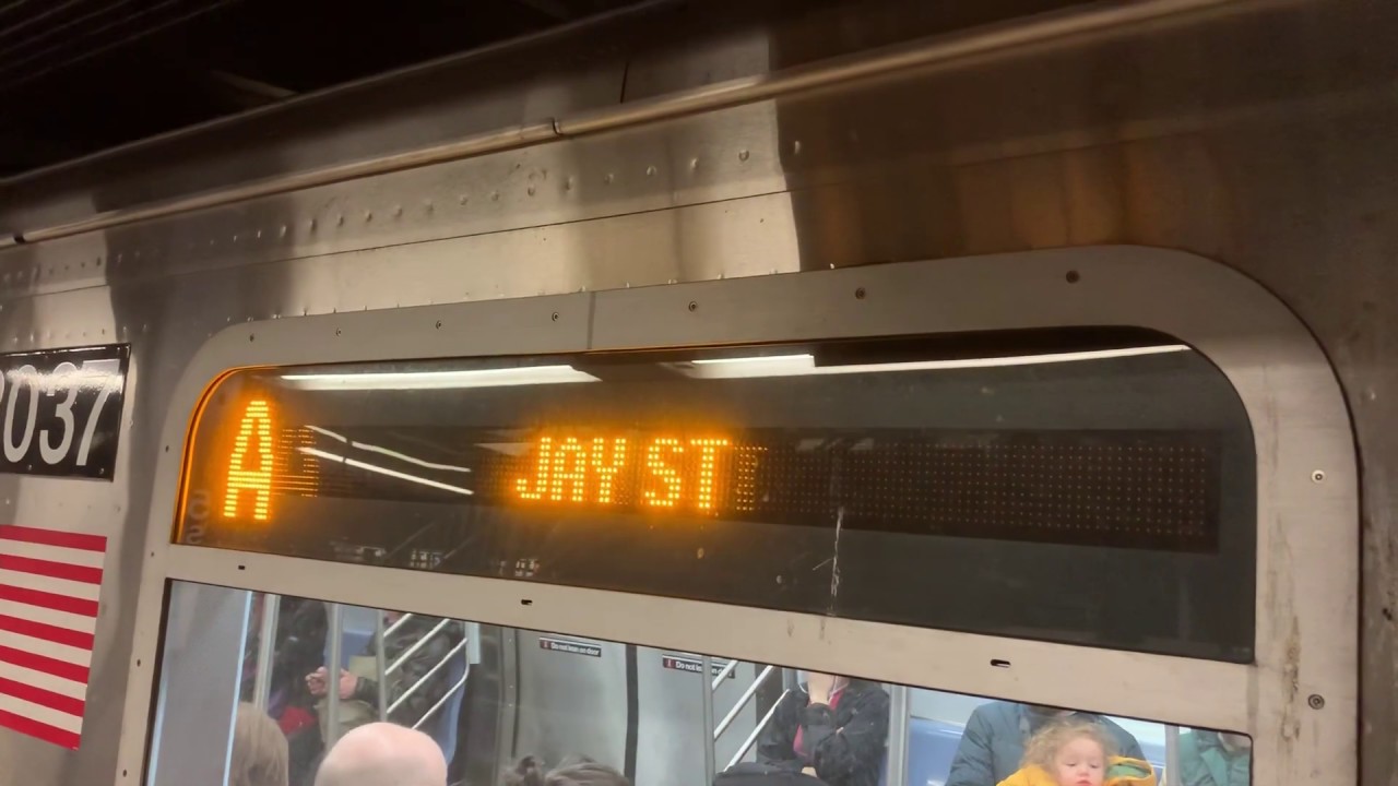 MTA Subway - R179 (A) Leaving 59 St-Columbus Circle - YouTube