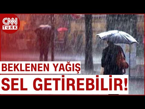 İstanbul Dubai Gibi Olur Mu? Cumartesi Batı'da Şiddetli Yağış Olacak! | CNN TÜRK