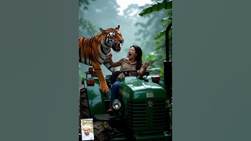 Heavy Tractor Working In The Field #tractor #automobile #technology #agriculture #shorts #viral #ai