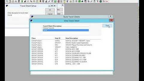 Cornerstone Travel Sheets