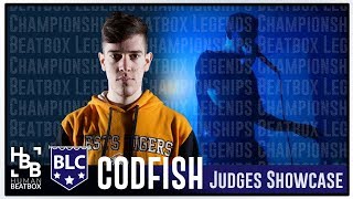 Codfish | Judges Showcase | Beatbox Legends Championships 2018