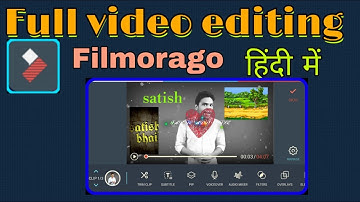 filmorago full video editing tutorial in hindi/filmora go kaise chalaye/full video editing tutorial